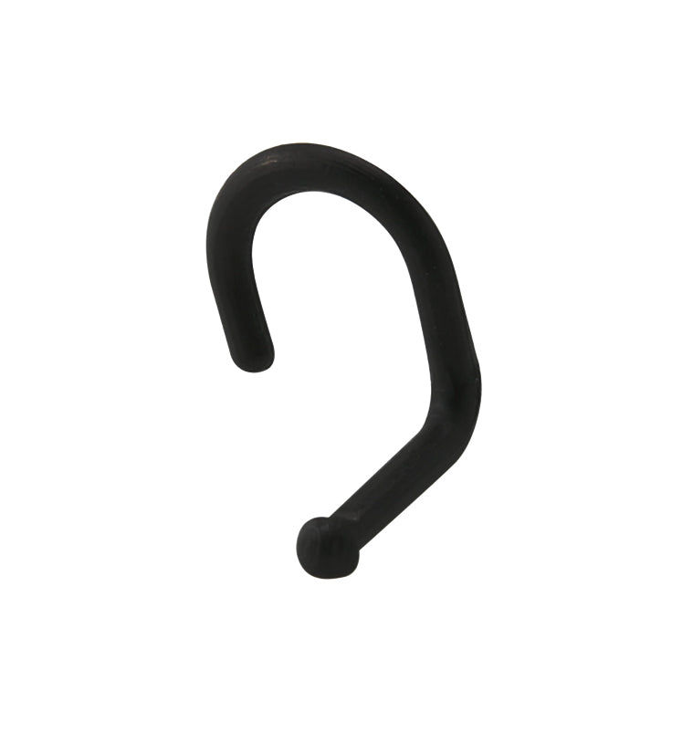Black Dome Biopierce Nose Screw Retainer