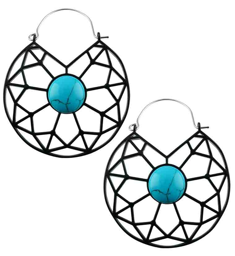 20G Black Sinuous Hangers / Earrings