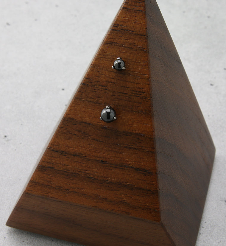 Black Glass Claw Titanium Threadless Top