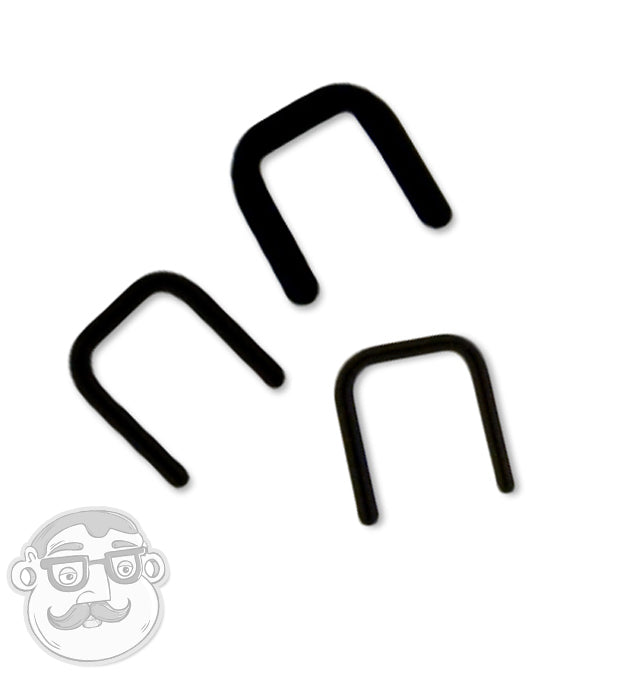 Black Glass Septum Retainer