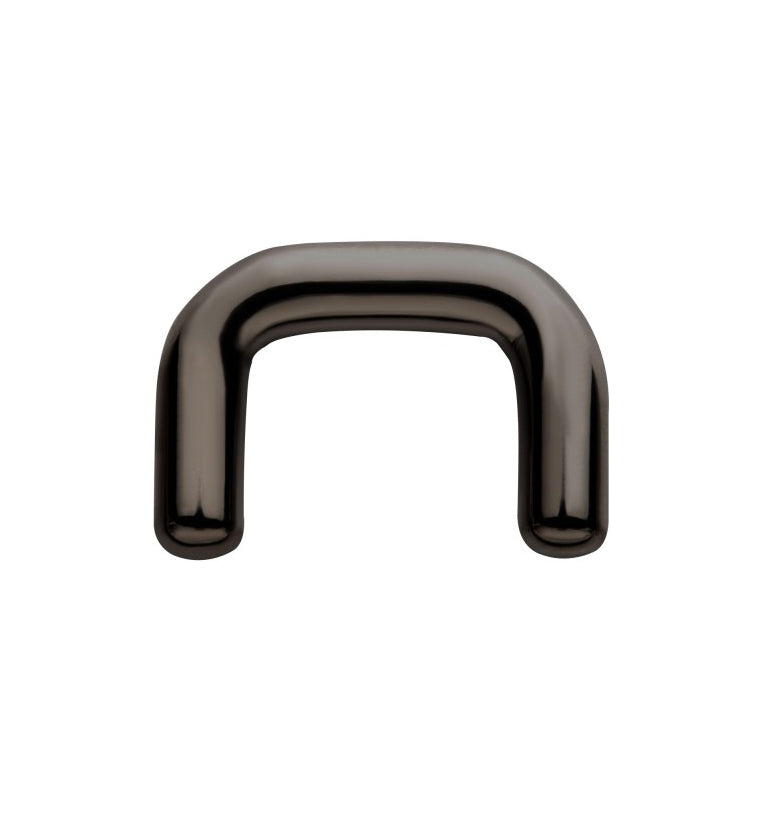 Black PVD Titanium Septum Staple Retainer