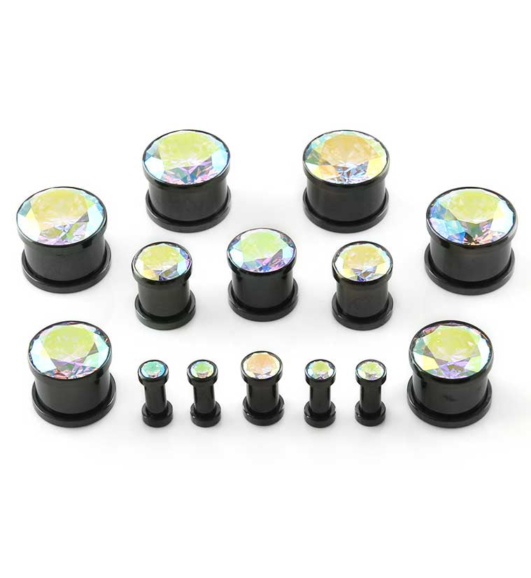 Black Rainbow Diamond Plugs