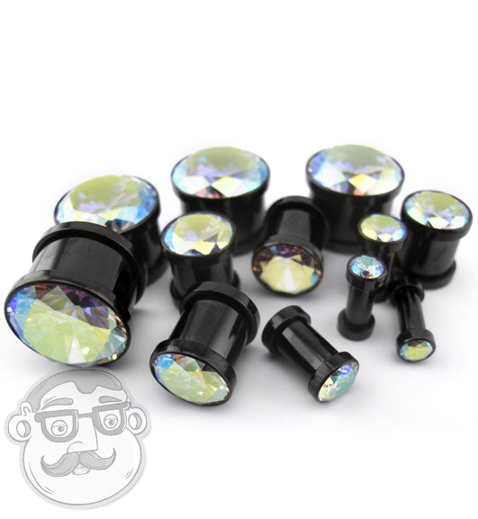 Black Rainbow Diamond Plugs