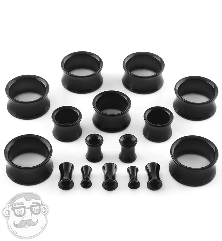 Acrylic Black Saddle Tunnels
