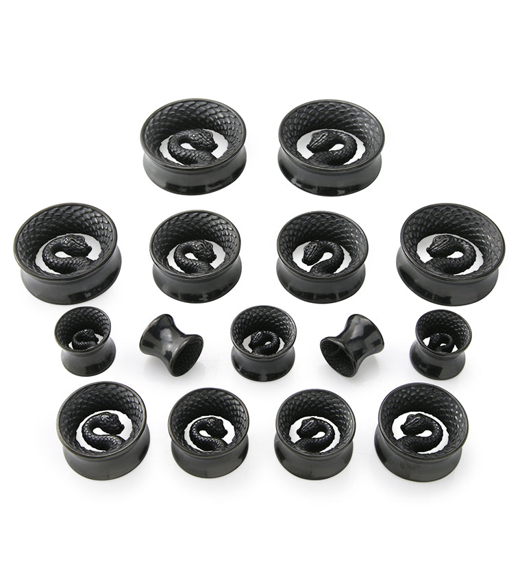Black PVD Snake Stainless Steel Tunnels