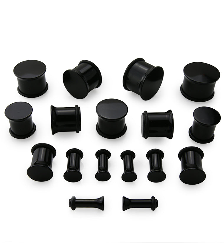Black Single Flare Plugs