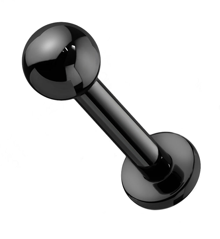 16G Black PVD Titanium Labret