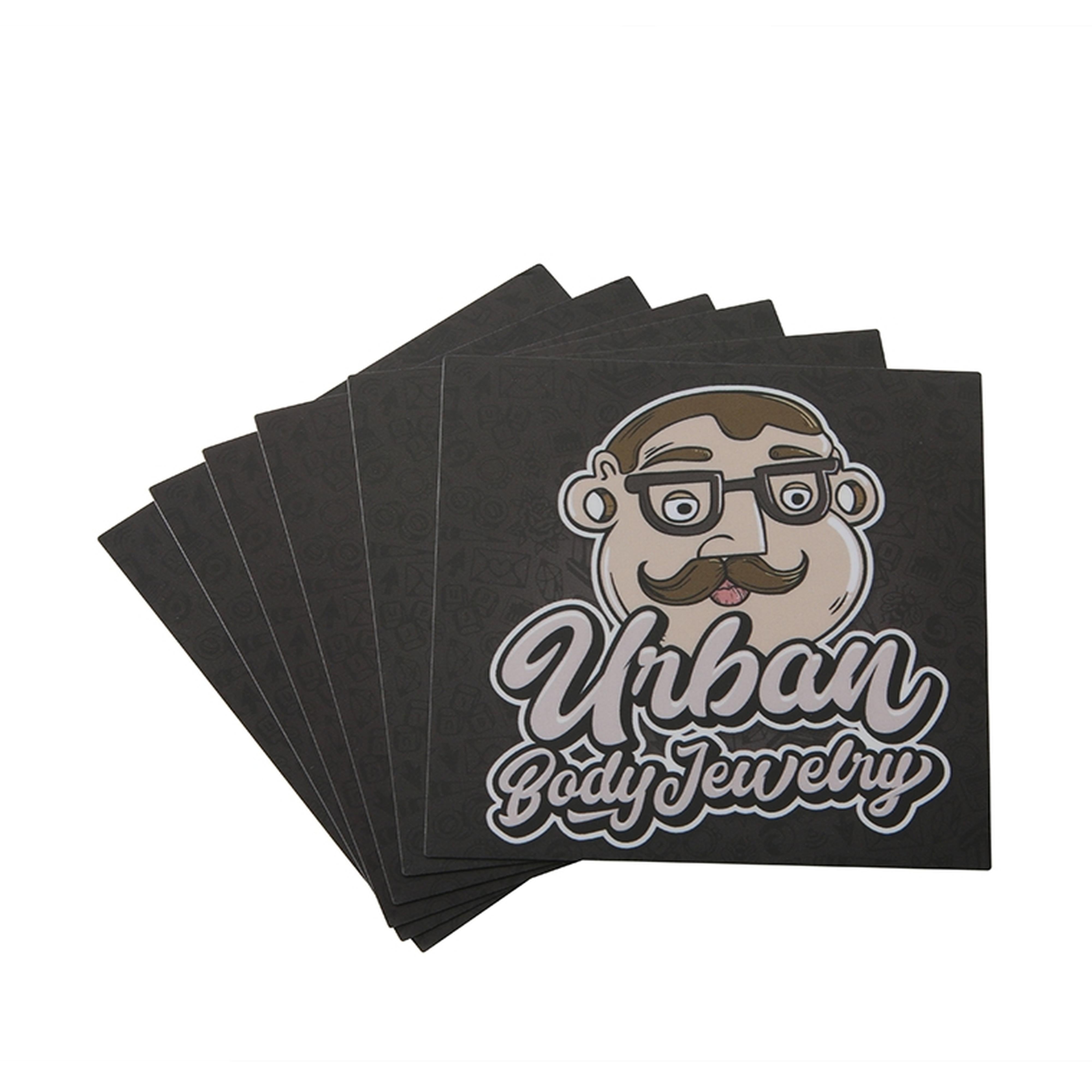 Black UBJ Sticker Pack (5 Stickers)