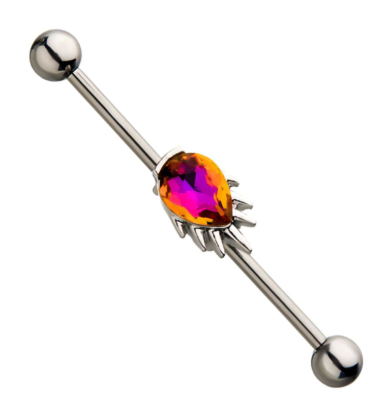 Blaze Gem Industrial Barbell