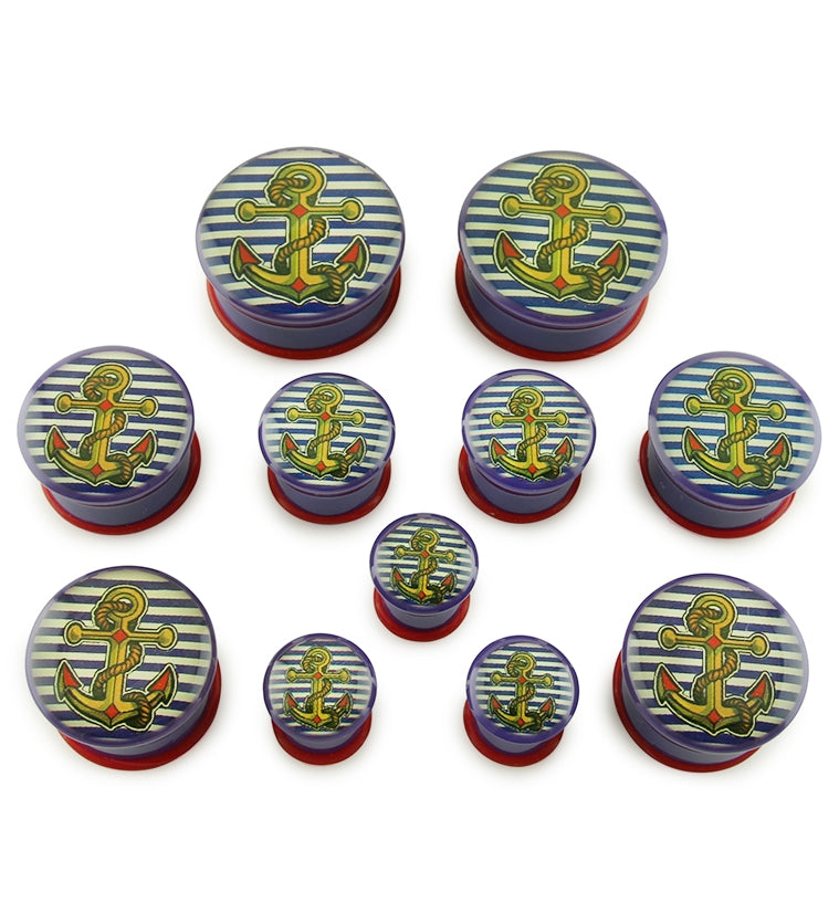 Striped Anchor Plugs