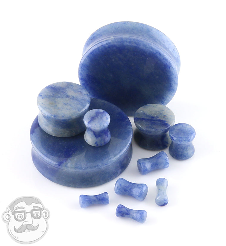 Blue Aventurine Stone Plugs