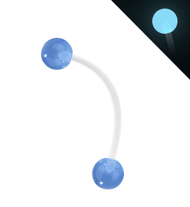 Blue Bioflex Glow in the Dark Barbell
