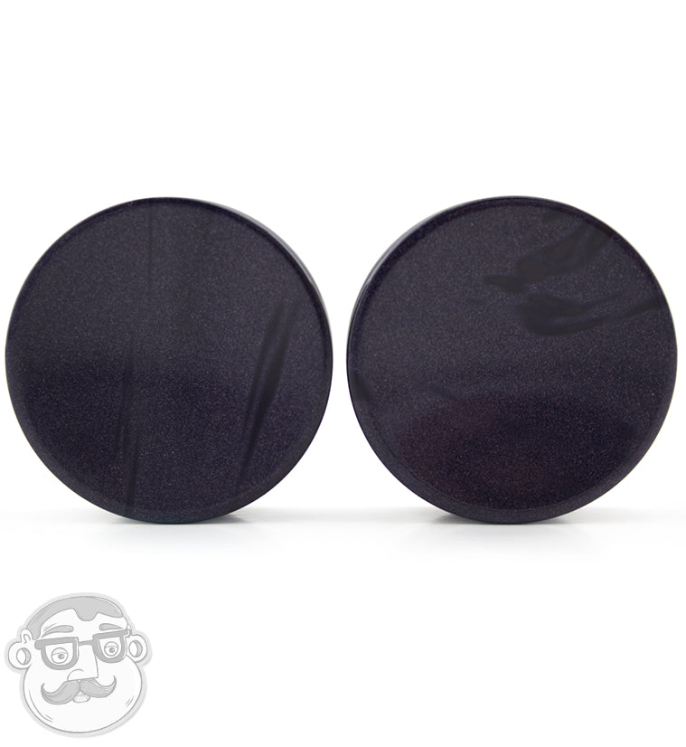 Blue Goldstone Glass Plugs