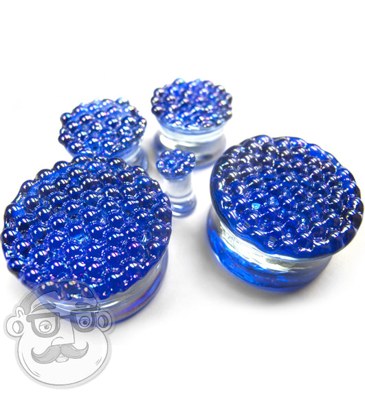 Blue Pyrex Plugs