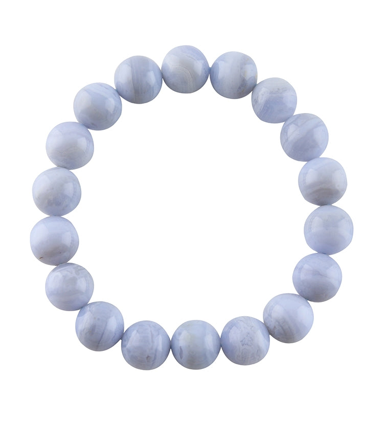 Blue Lace Agate Stone Bracelet