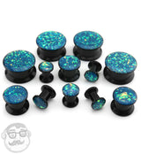 Blue Opal Shimmer Plugs