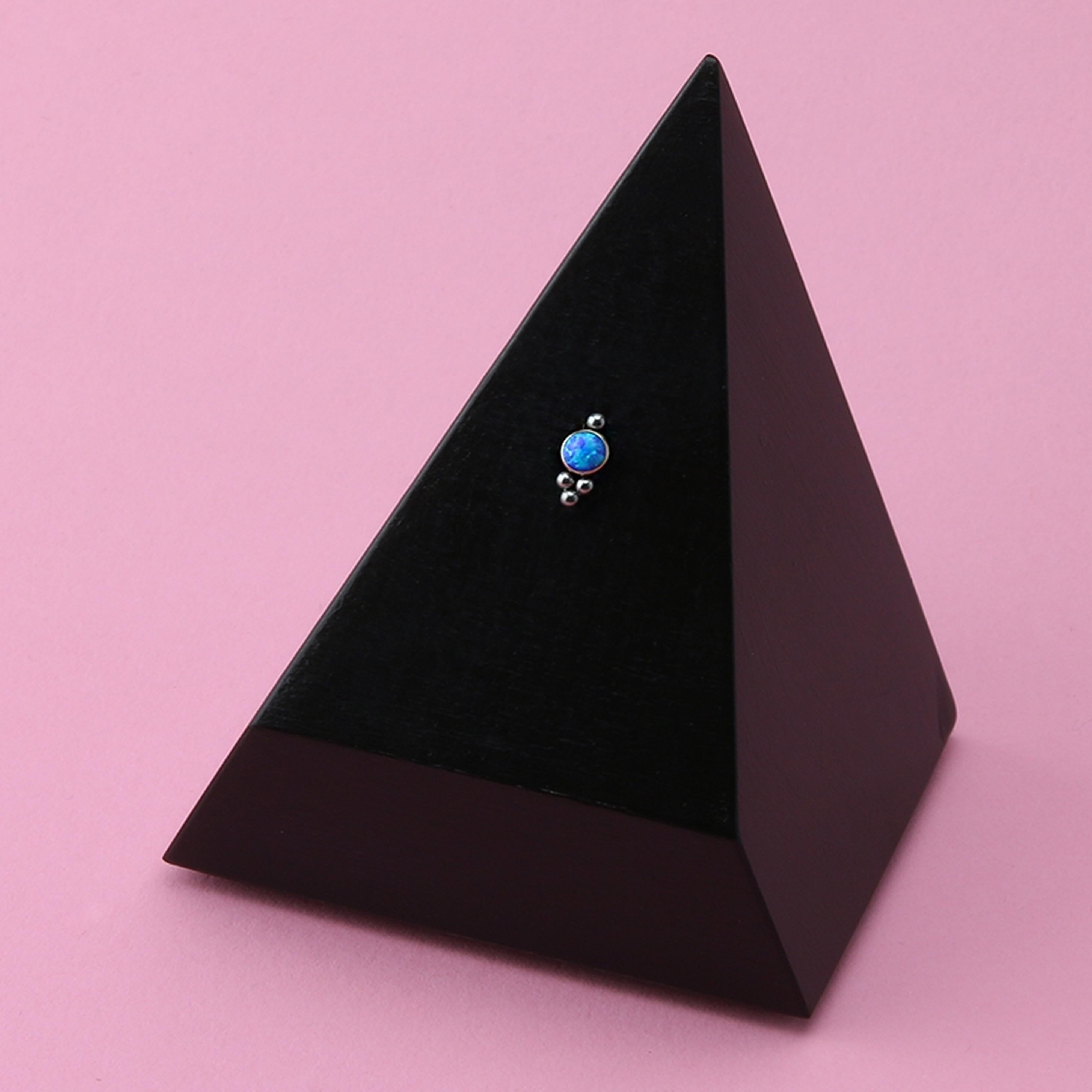 Sole Blue Opalite Titanium Threadless Top