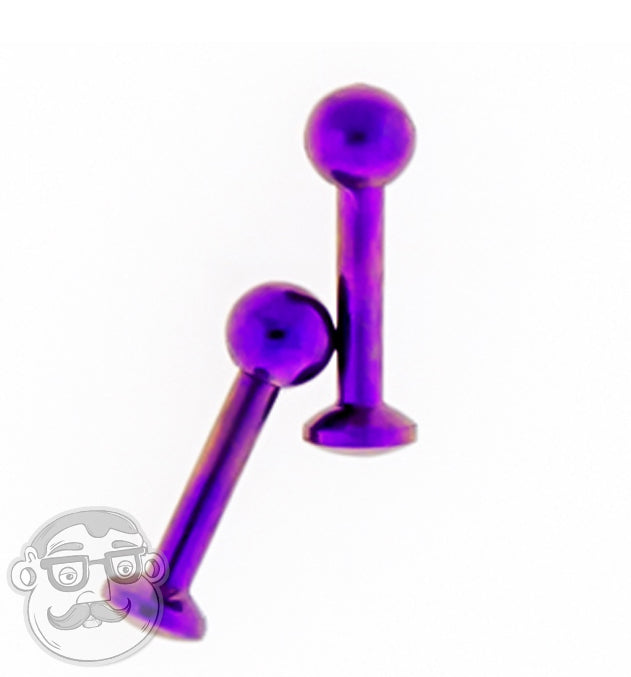 18G Blurple Titanium Labret