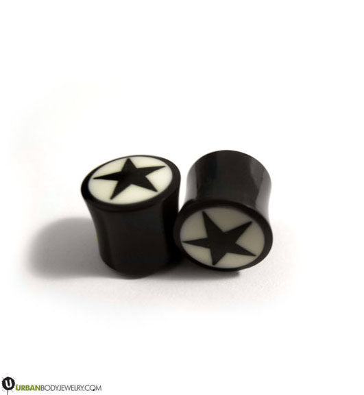 Horn Plugs with Star Design Inlay