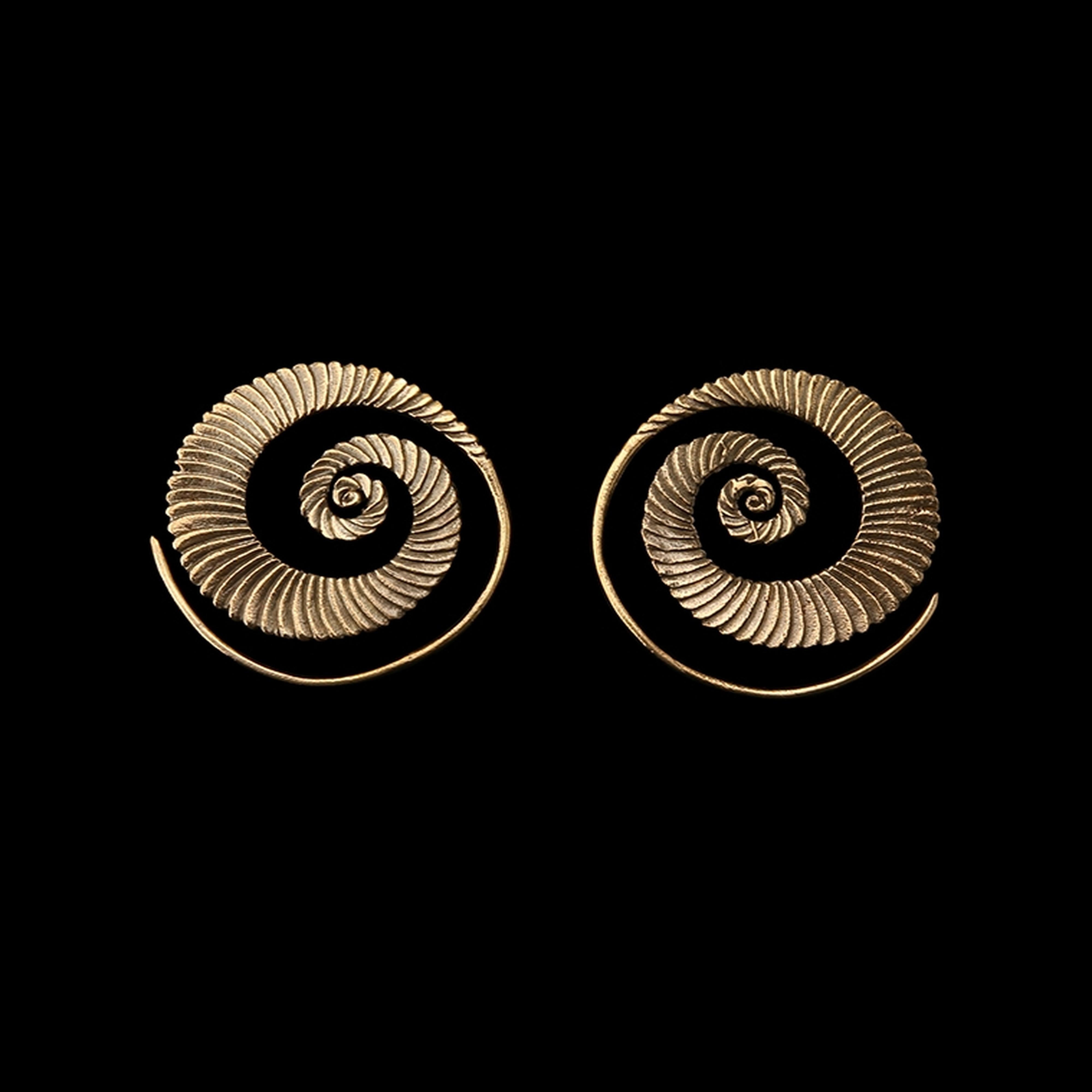 18G Border Brass Spirals