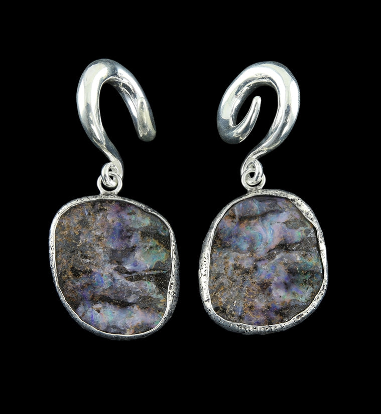 Boulder Opal Ear Weights Version