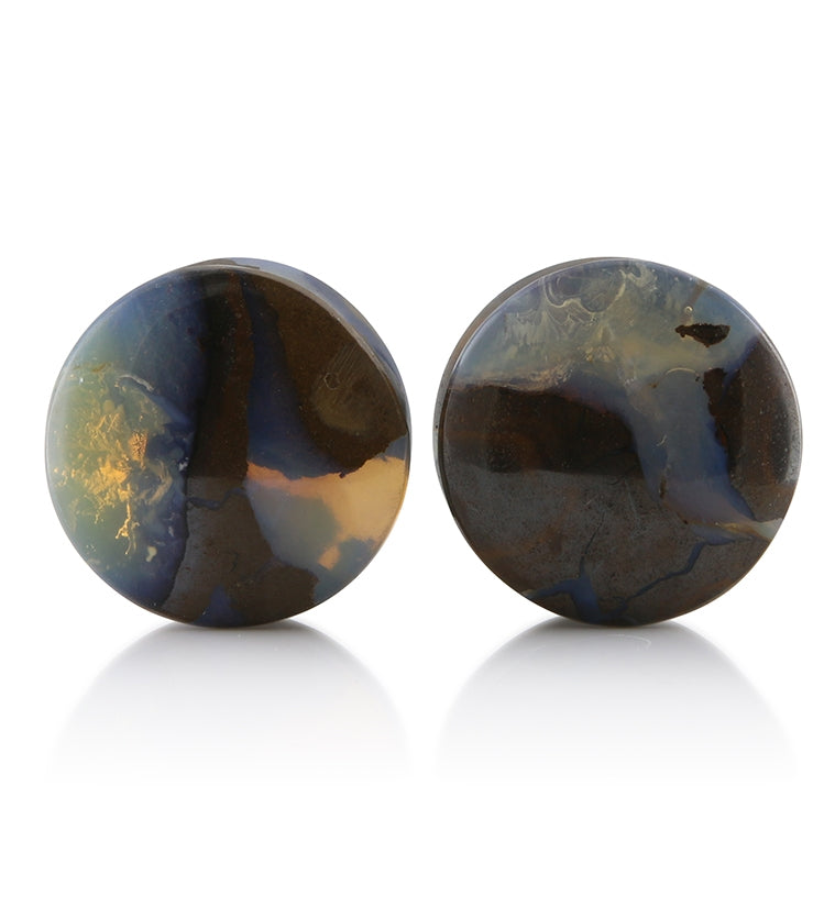 Boulder Opal Plugs 3/4" (19mm) Version 4
