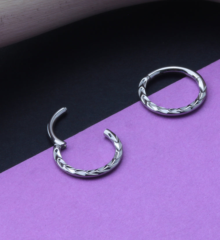 Braided Hinged Segment Ring