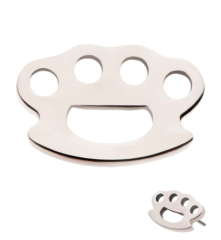 Brass Knuckle Threadless Titanium Top