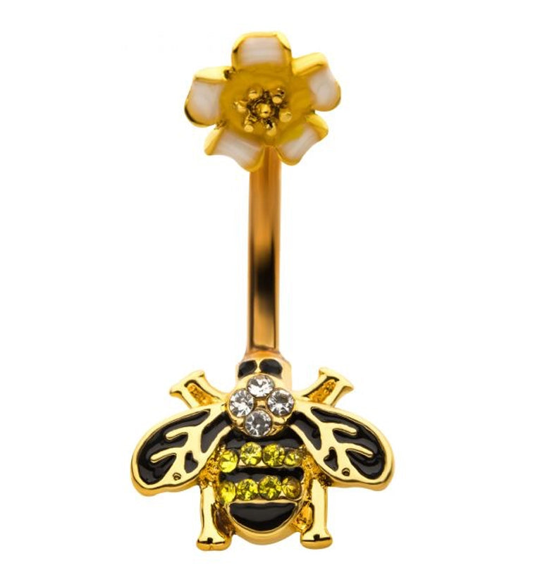 Buzz Buzz Bumblebee Belly Ring