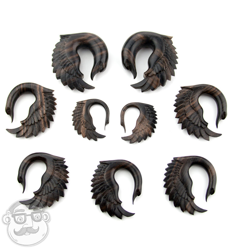 Areng Wooden Swan Hangers