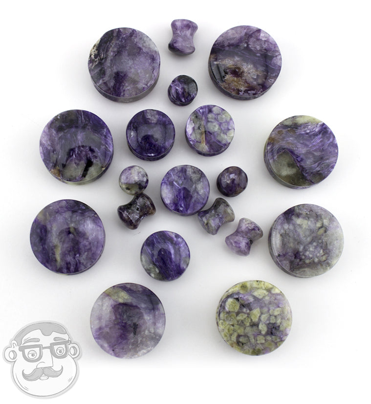 Charoite Stone Plugs