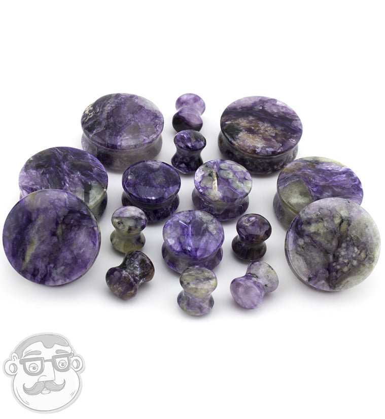 Charoite Stone Plugs