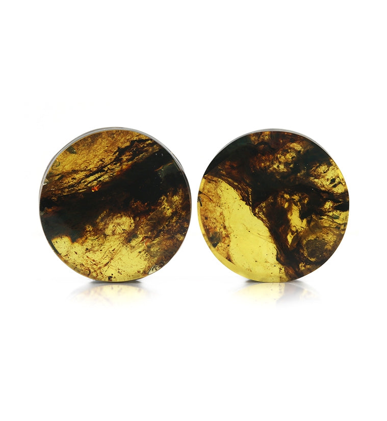 Chiapas Amber Plugs 5/8" (16mm)