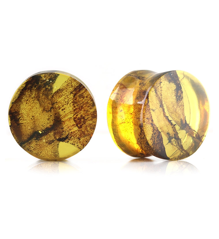 Chiapas Amber Plugs 5/8" (16mm)