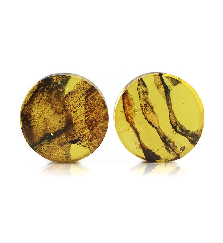 Chiapas Amber Plugs 5/8" (16mm)