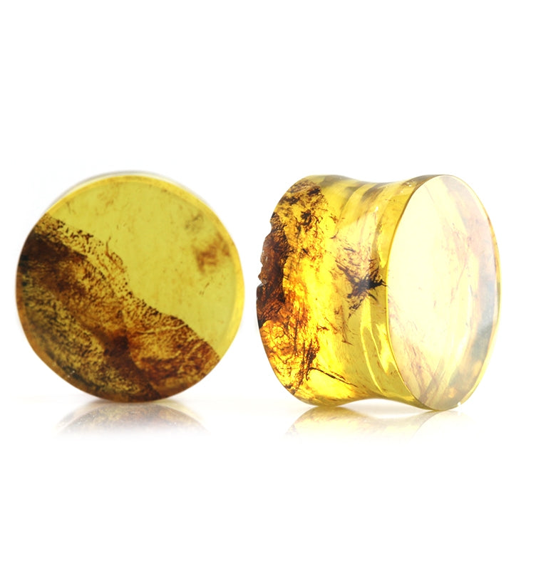 Chiapas Amber Plugs 5/8" (16mm)