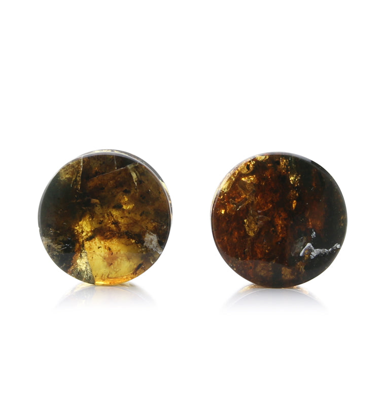 Chiapas Amber Plugs 5/8" (15.5mm) - Version 23
