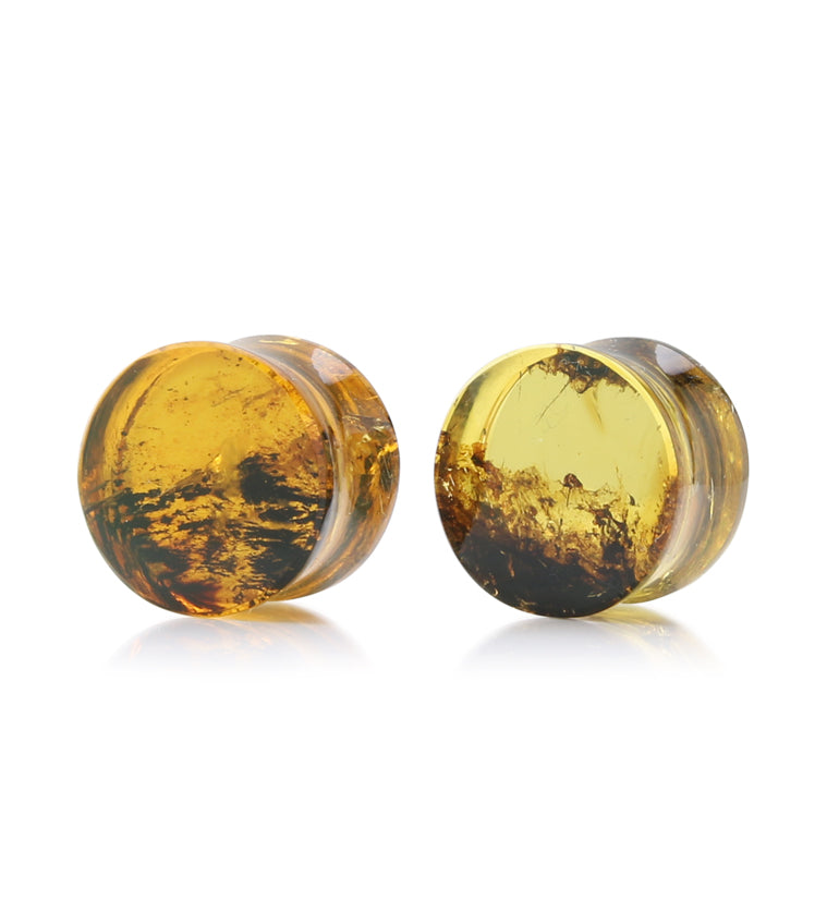 Chiapas Amber Plugs 5/8" (16mm) - Version 16