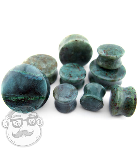 Chrysocolla Stone Plugs