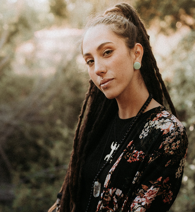 Chrysoprase Stone Plugs