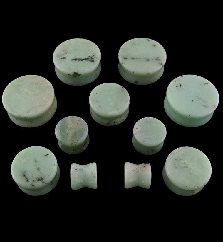 Chrysoprase Stone Plugs