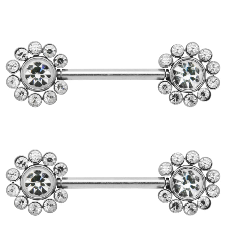 14G Cirque Threadless Nipple Ring Barbells