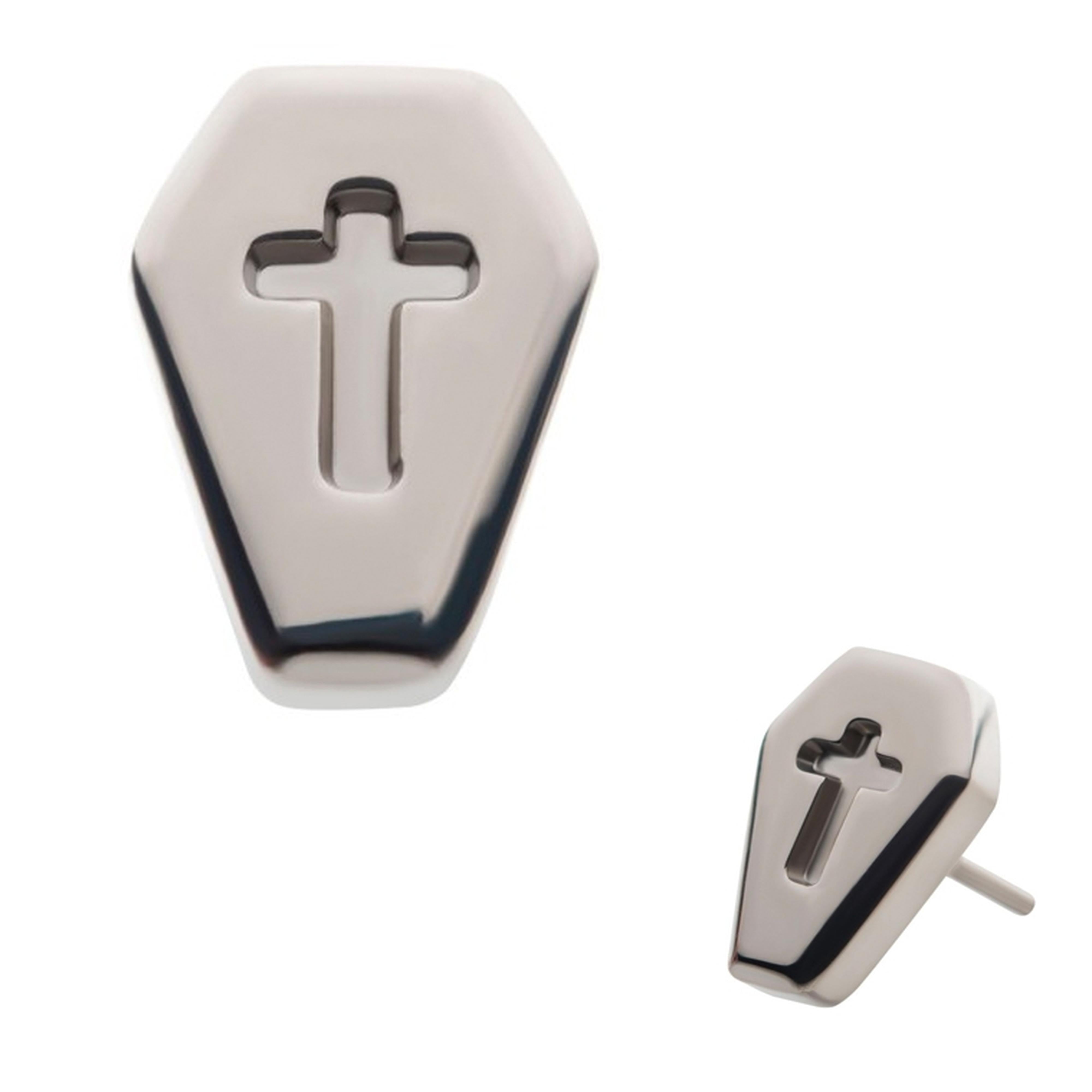 Coffin Threadless Titanium Top