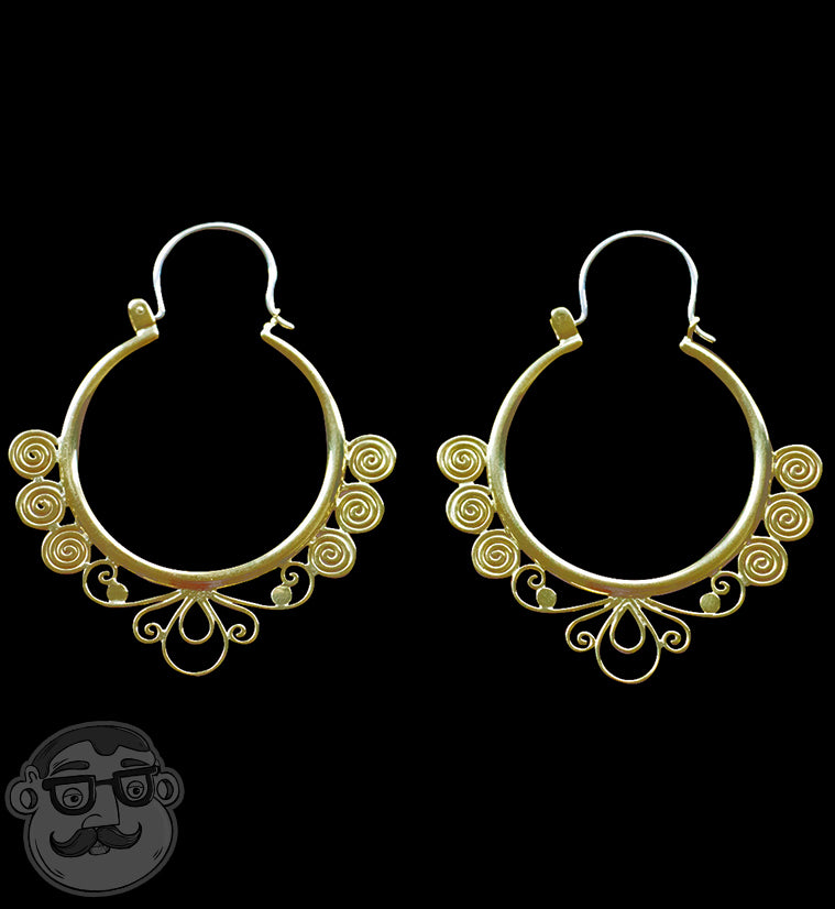 ornate-eyelet-plug-hoop-earrings
