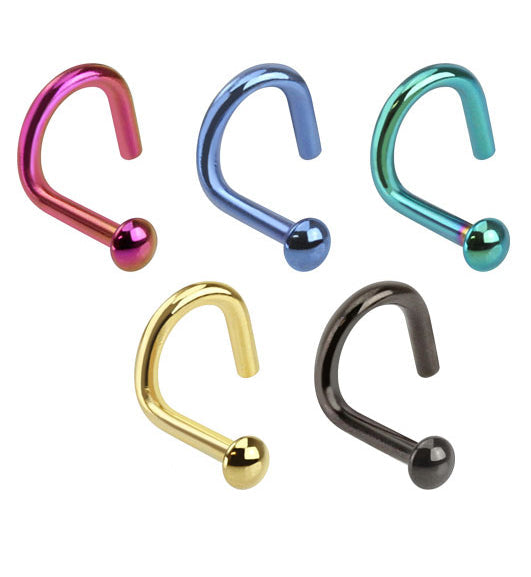 Dome Color Stainless Steel Nose Screws