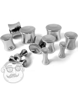 Solid Stainless Steel Concave Plugs