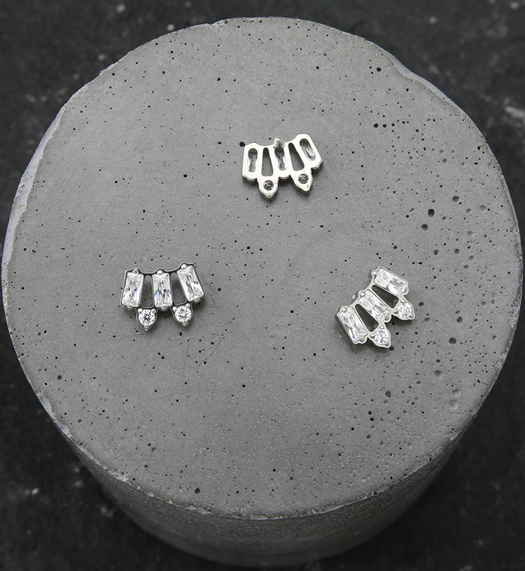 Coronet CZ Internally Threaded Titanium Top