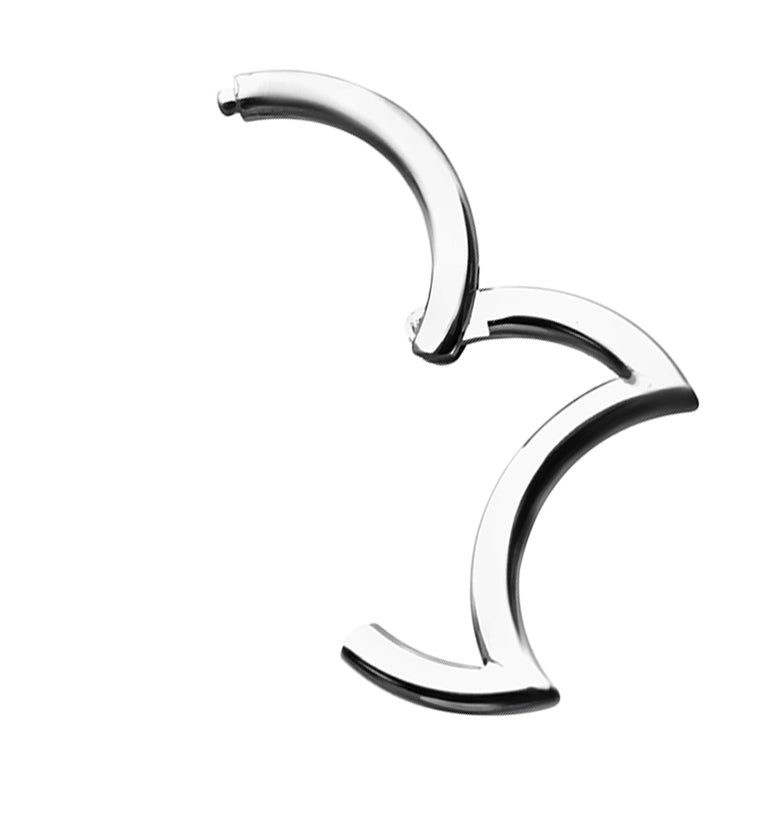 Crescent Moon Hinged Segment Ring
