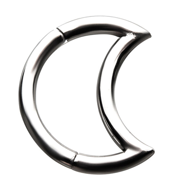 Crescent Moon Hinged Segment Ring