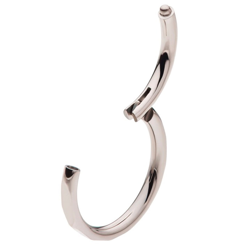Crinkle Titanium Hinged Segment Ring